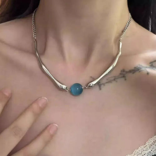 All-match High-grade Retro Titanium Steel Necklace For Women